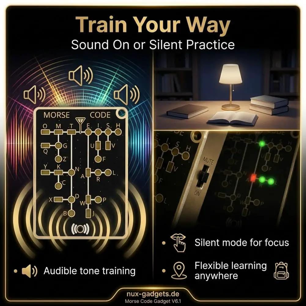 📟 Morse Code Trainer Card Pro