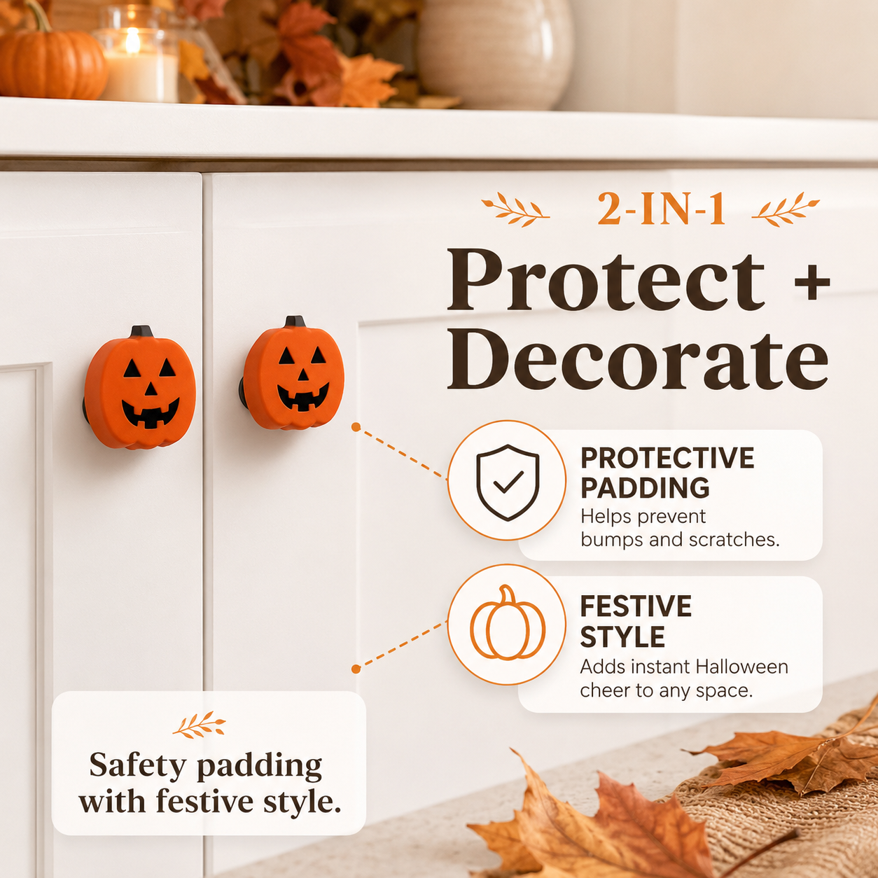 🎃 Halloween & Christmas Special | Fun Pumpkin Door Knob Covers