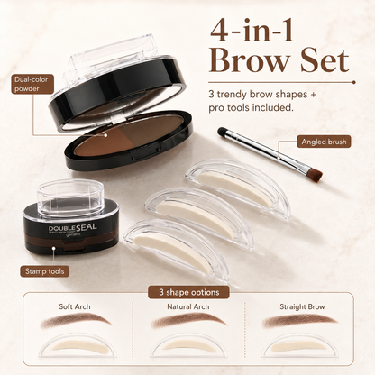 2-in-1 Dual Color Eyebrow Stamp Powder✨