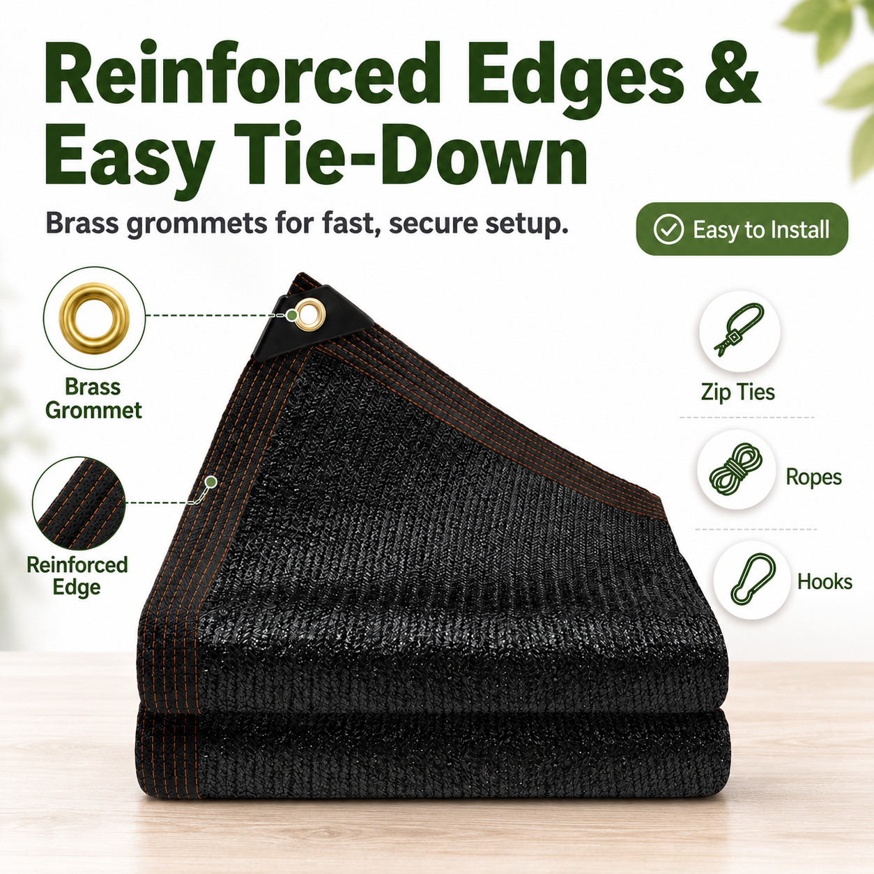 ☀️ 90% UV Block Heavy-Duty Sun Shade Net