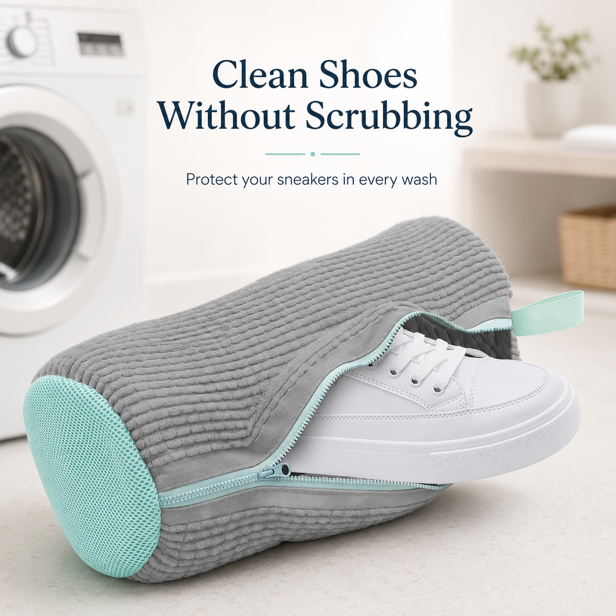 👟 No-Scrub Shoe Washing Bag – Clean & Protect ✨