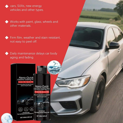 💎Nano-Quick Ceramic Coating Pro | 3-Year Mirror Gloss Restore✨Special Module