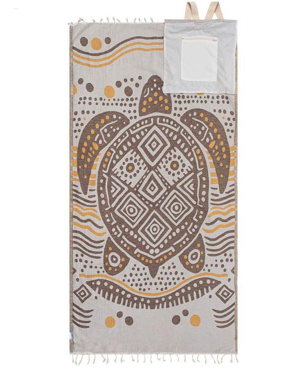 🏖️2-in-1 Convertible Towel & Backpack with Inner Zip Pocket & Sand-Repelling Fabric