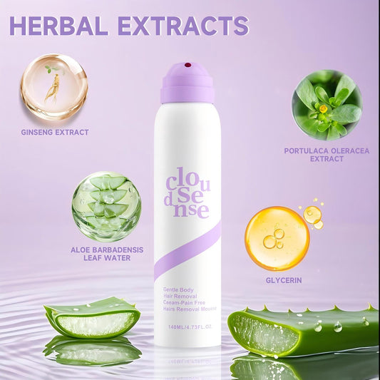 ⚡Pain-Free Hair Removal Spray with Aloe & Hyaluronic Acid | Citrus Scent