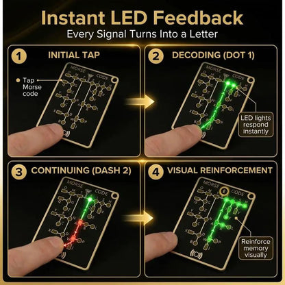 📟 Morse Code Trainer Card Pro