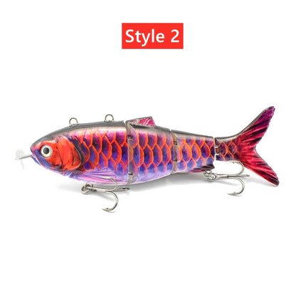 🎣Electric Robotic Fishing Lure with Auto-Swim & LED Attraction