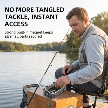 🎣Magnetic Waterproof Fishing Tackle Storage Box