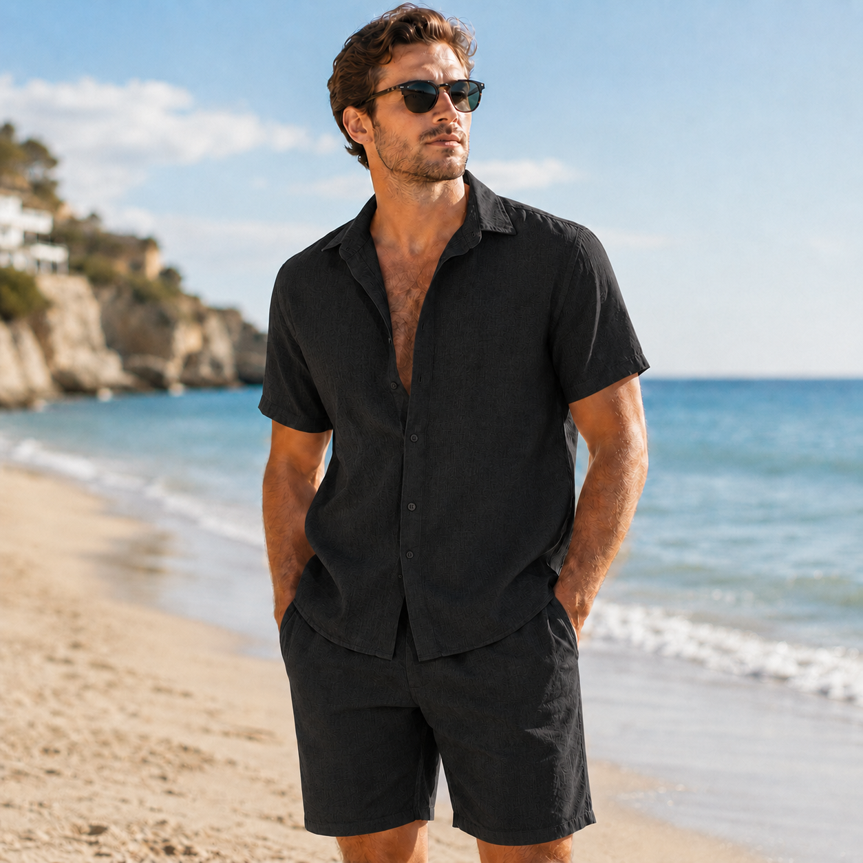 The Men's Resort Linen 2-Piece Matching Set🏖️