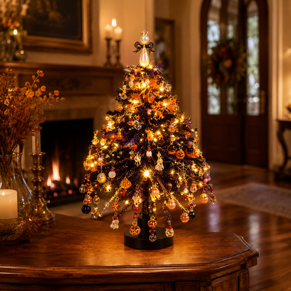 🎄 Handcrafted Beaded Christmas Tree Decor