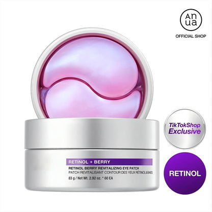 Retinol Berry Eye Patches for Puffiness & Fine Lines