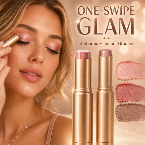 ✨ Tri-Color Gradient Eyeshadow Stick