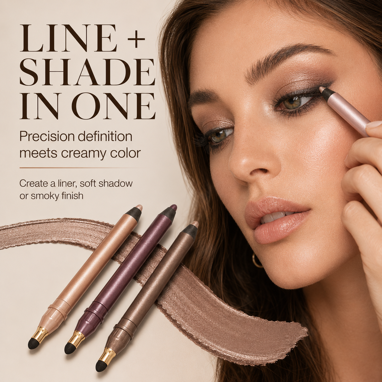 ✨Buy 1 get 1 free - LINE. SHADE. SMOKE. The 2-in-1 Shadow Liner That Does It All. 💫