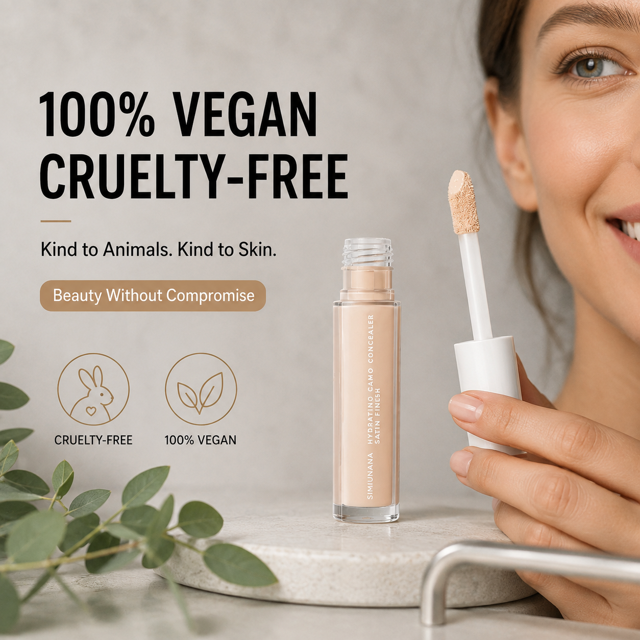 Hydrating Full Coverage Concealer – Satin Finish