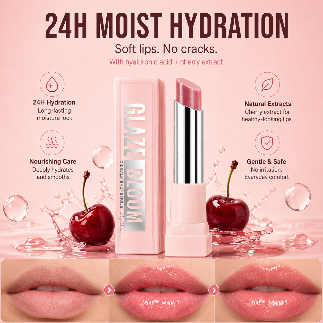 💧Mirror-Shine Plumping Lip Gloss | 10 Glossy Shades