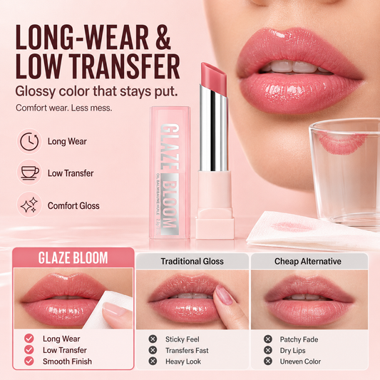 💧Mirror-Shine Plumping Lip Gloss | 10 Glossy Shades