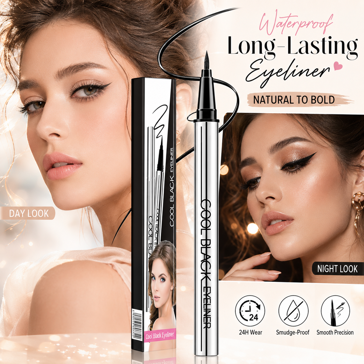 ✨ Waterproof Long-Lasting Eyeliner