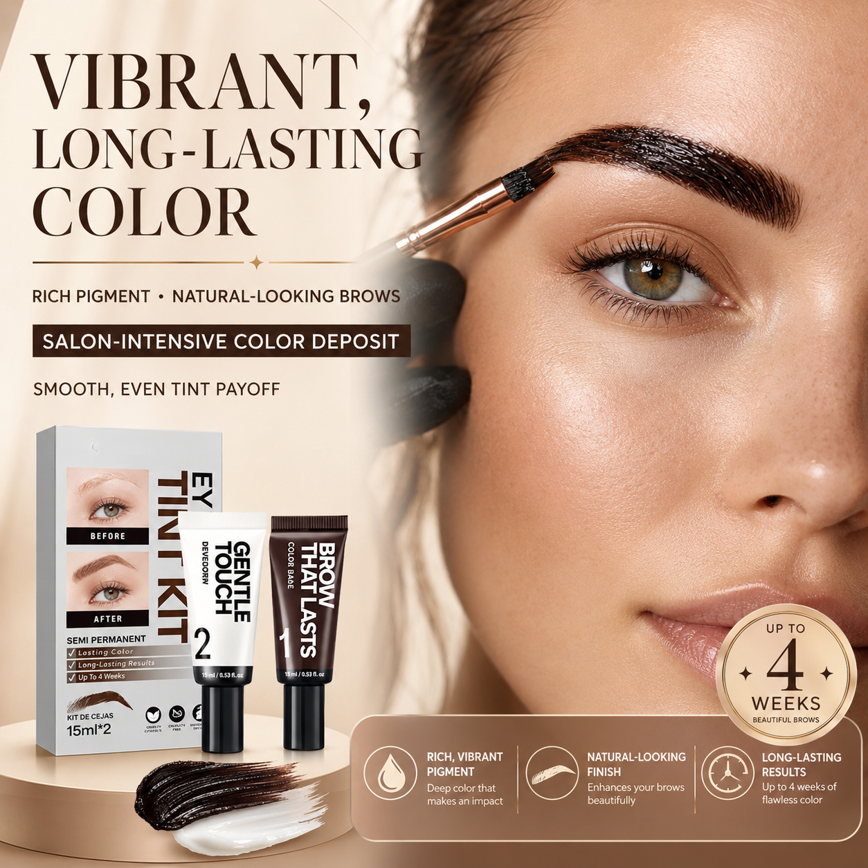 ✨ Semi-Permanent Eyebrow Tint Kit