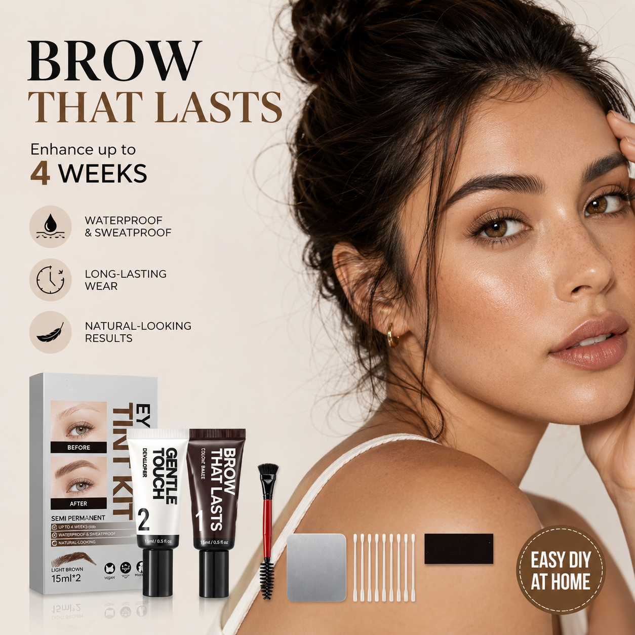 ✨ Semi-Permanent Eyebrow Tint Kit