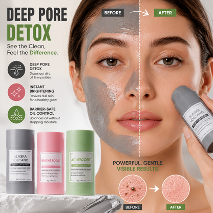 Deep Pore Cleansing & Brightening Clay Stick Collection