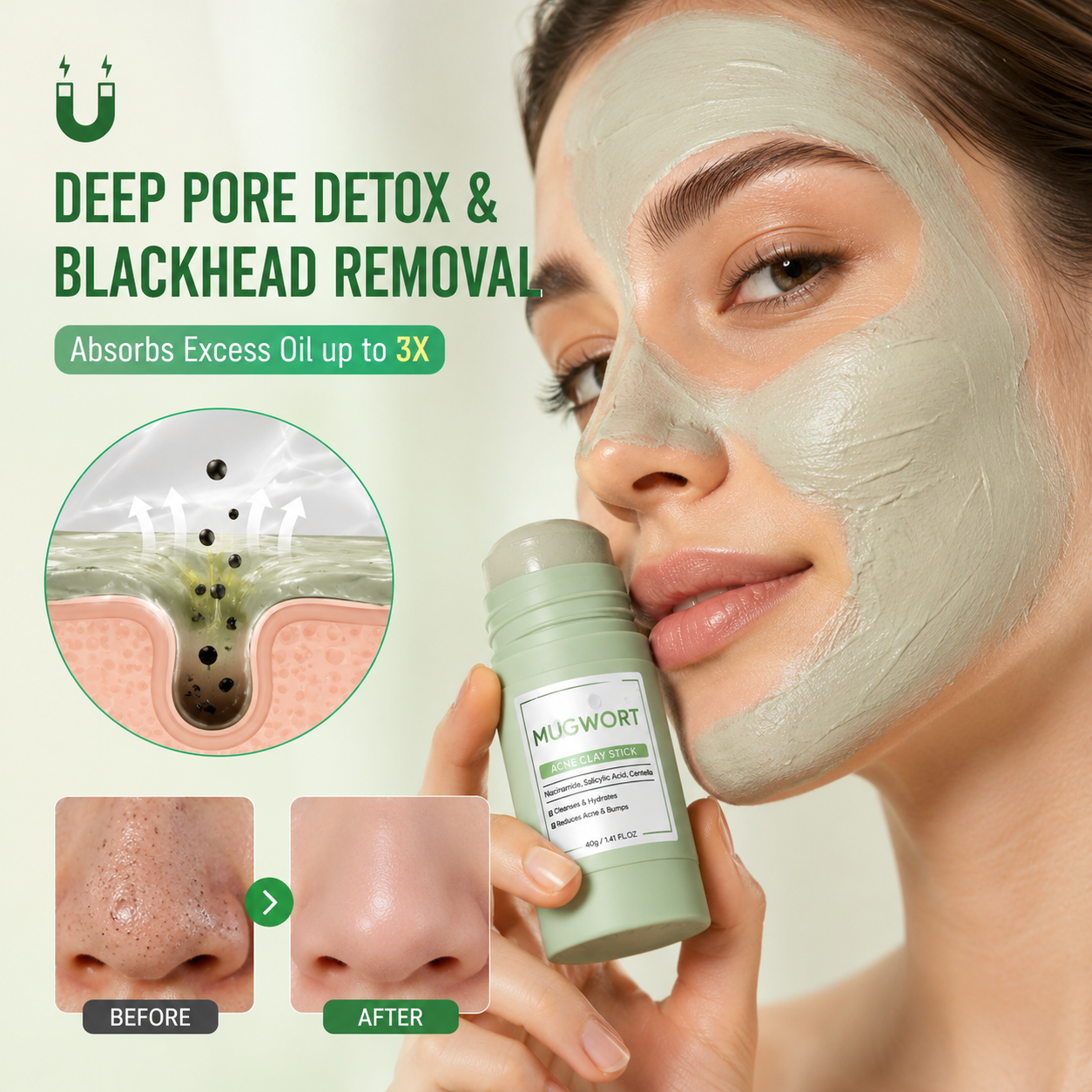 Deep Pore Cleansing & Brightening Clay Stick Collection