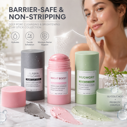 Deep Pore Cleansing & Brightening Clay Stick Collection
