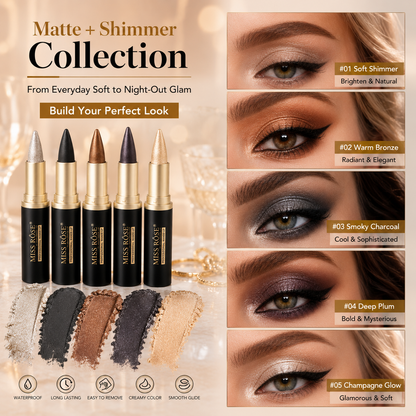 🖤 2-Pcs Waterproof Gel Eyeliner Set ✨