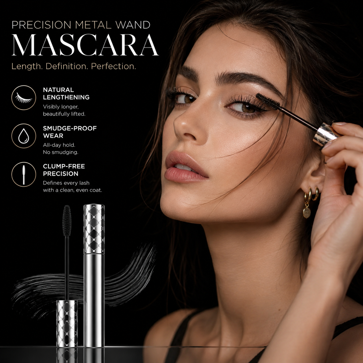 Precision Metal Wand Mascara
