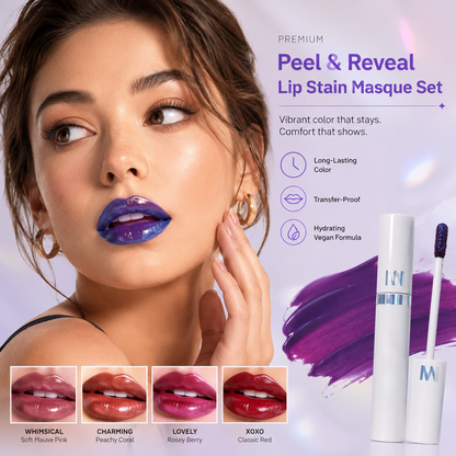 Premium Peel & Reveal Lip Stain Masque Set