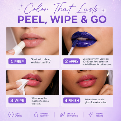 Premium Peel & Reveal Lip Stain Masque Set