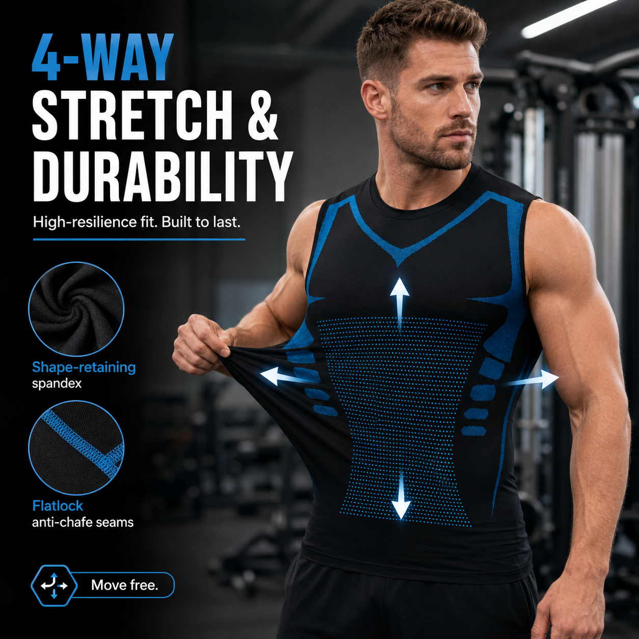 The Sculpted Contour Sleeveless Vest