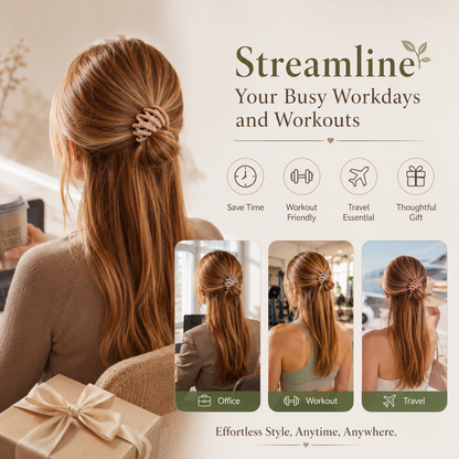 Lazy Girl's 3-Second Magic Nest Styler