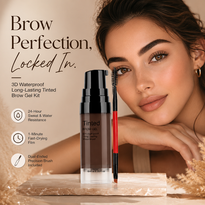 3D Waterproof Long-Lasting Tinted Brow Gel Kit
