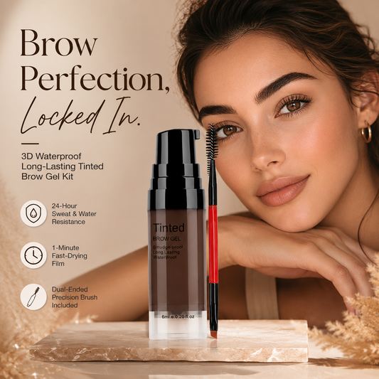 3D Waterproof Long-Lasting Tinted Brow Gel Kit
