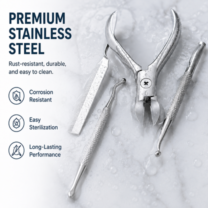 ✂️Professional Heavy-Duty Ingrown Toenail Clippers Set | Stainless Steel