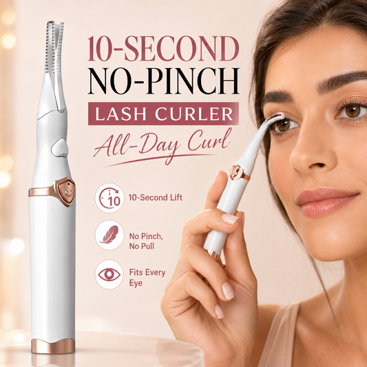 Pain-Free Instant Lash Curler – Curls That Last All Day ✨👁️
