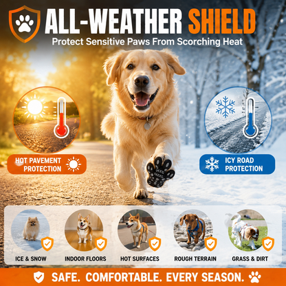 🐾 PawGrip Anti-Slip Dog Paw Protectors | Breathable & Heat Resistant