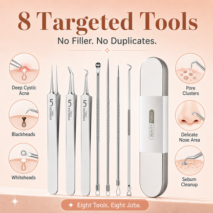 ✨Stainless Steel Blackhead Remover Kit | 7/9/11-Piece