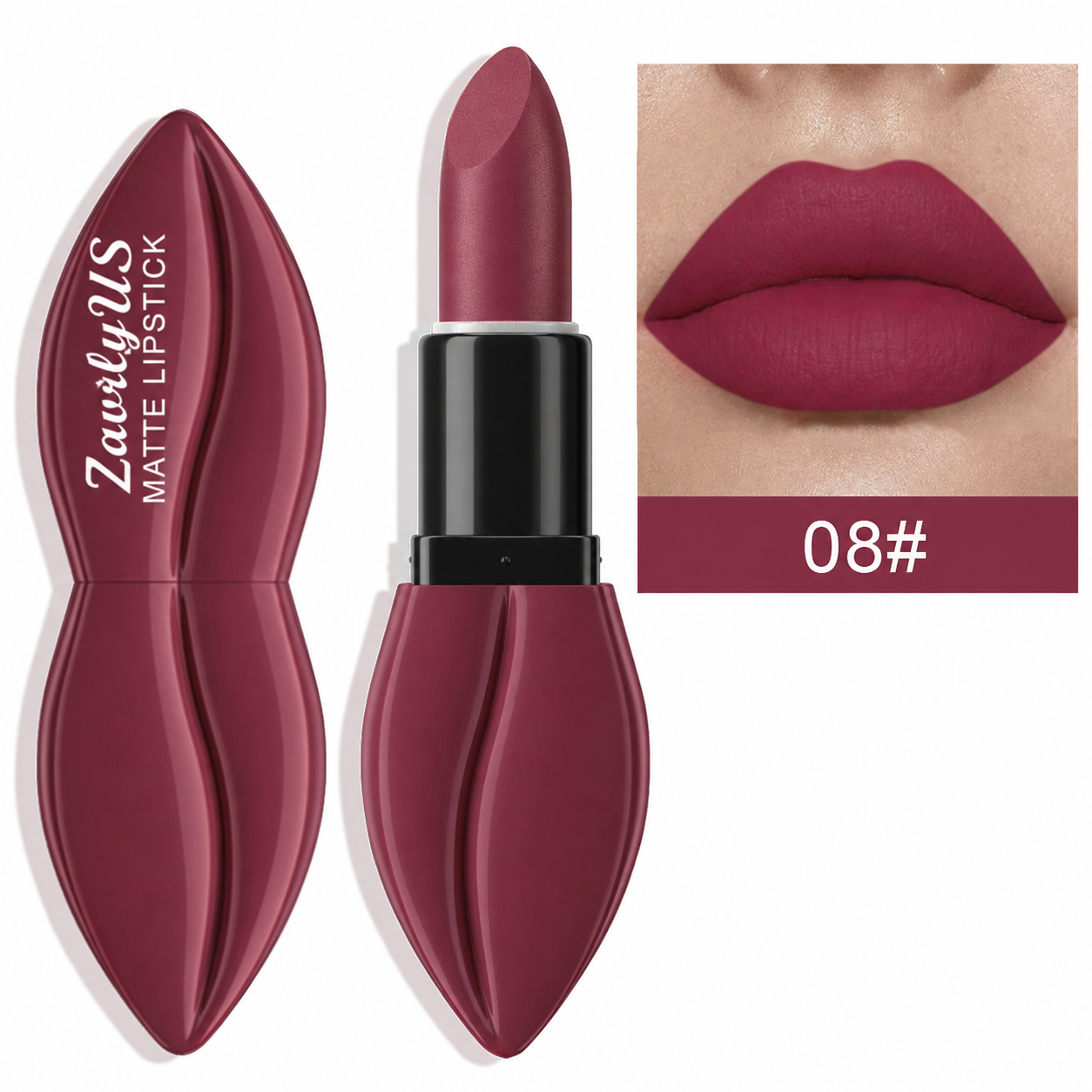 💋Velvet Matte Lipstick – Hydrating, Long-Wear & Transfer-Resistant