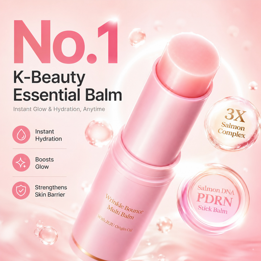 ✨ Korean Salmon Collagen Hydrating & Plumping Multi-Balm Stick
