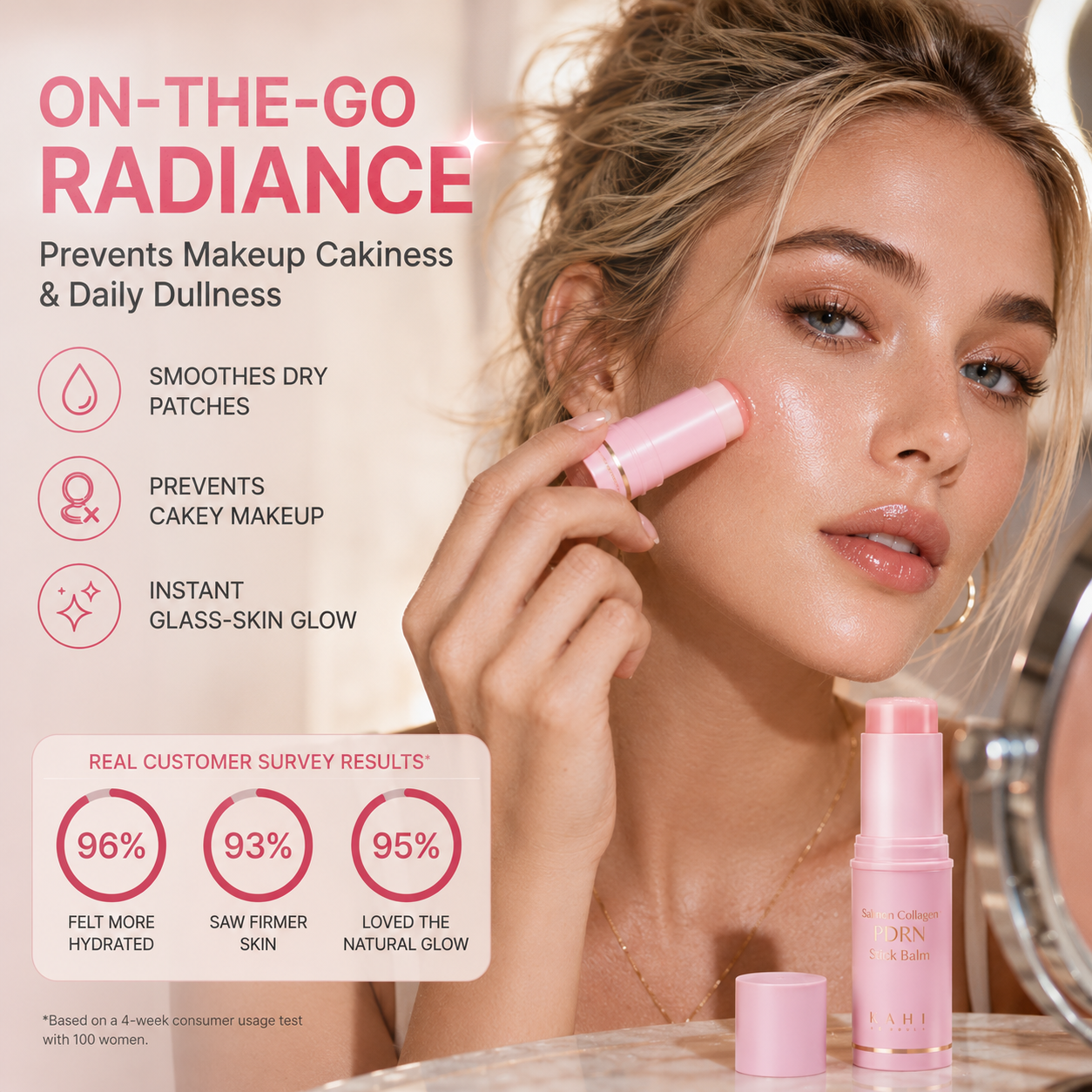 ✨ Korean Salmon Collagen Hydrating & Plumping Multi-Balm Stick