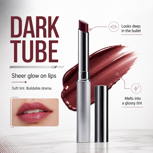 ✨💋Sheer Berry Tinted Lip Balm | Buildable Glossy Color💧
