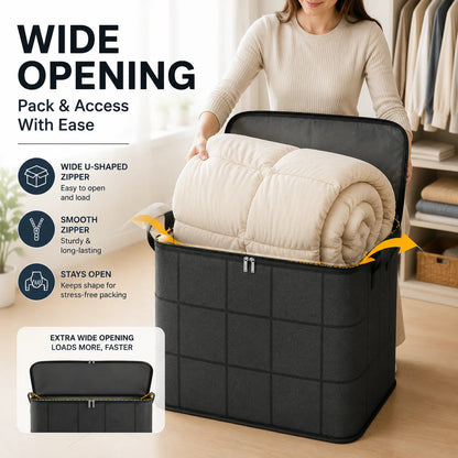 🏠L Foldable Fabric Storage Bag (140L Container)✨