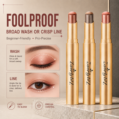 3-in-1 Waterproof Tricolor Eyeshadow Stick