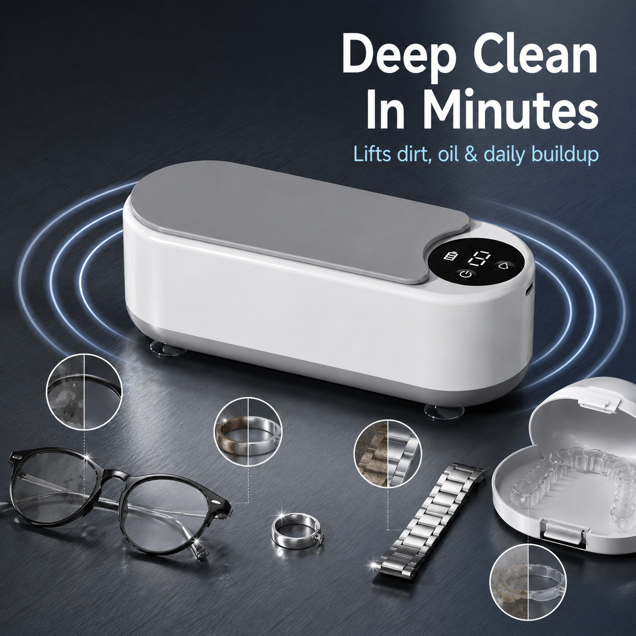 ✨High-Frequency Cleaning Box for Glasses & Denture