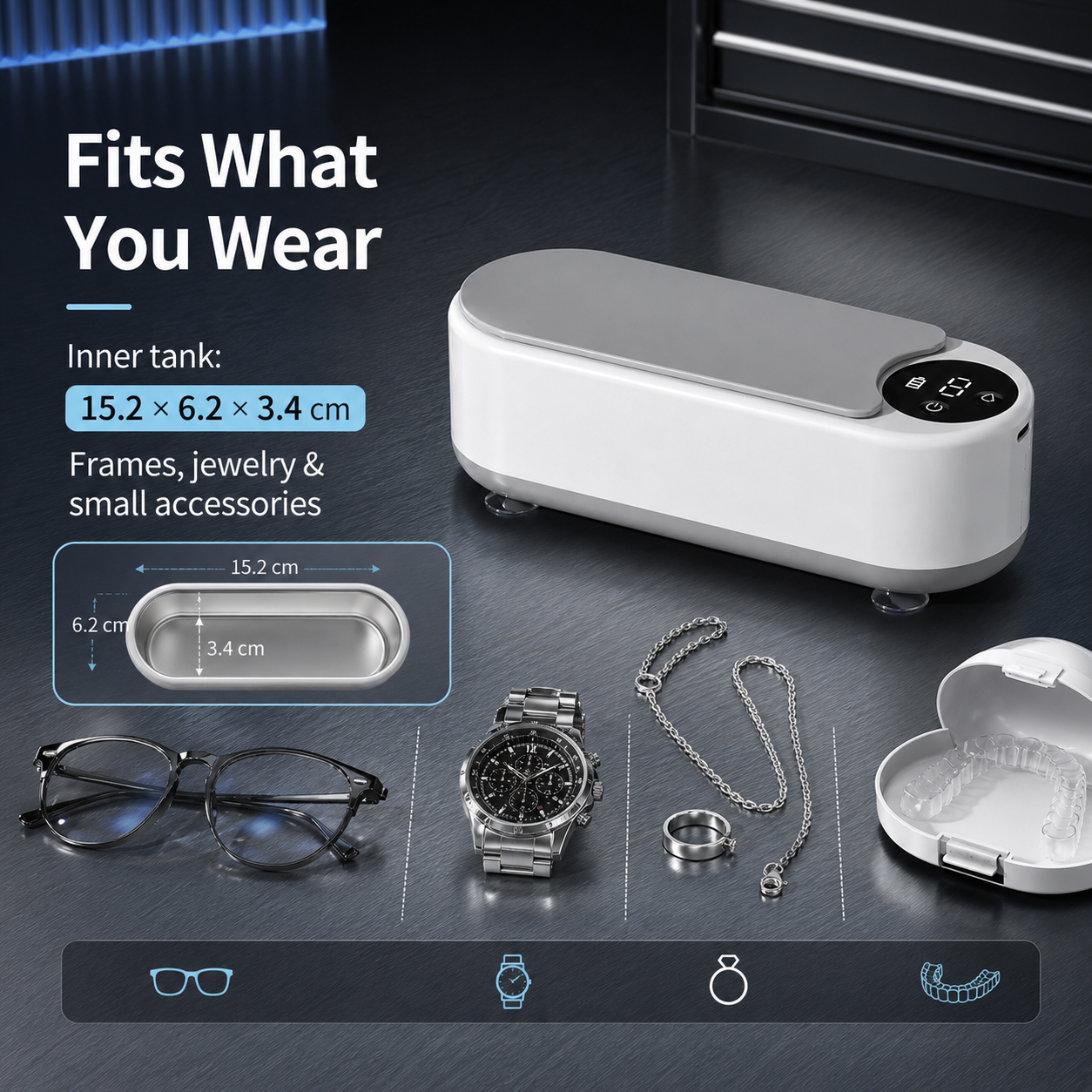 ✨High-Frequency Cleaning Box for Glasses & Denture