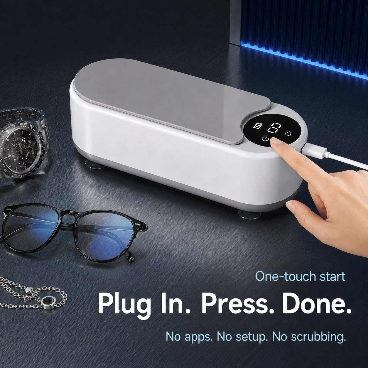 ✨High-Frequency Cleaning Box for Glasses & Denture