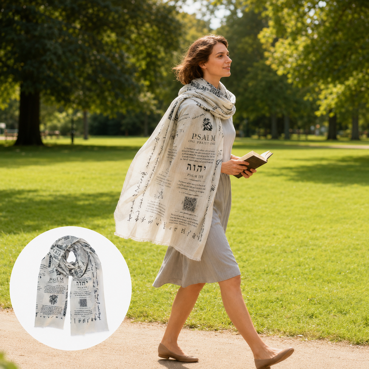 ✨ Carry His Word: Vintage Scripture Scarf