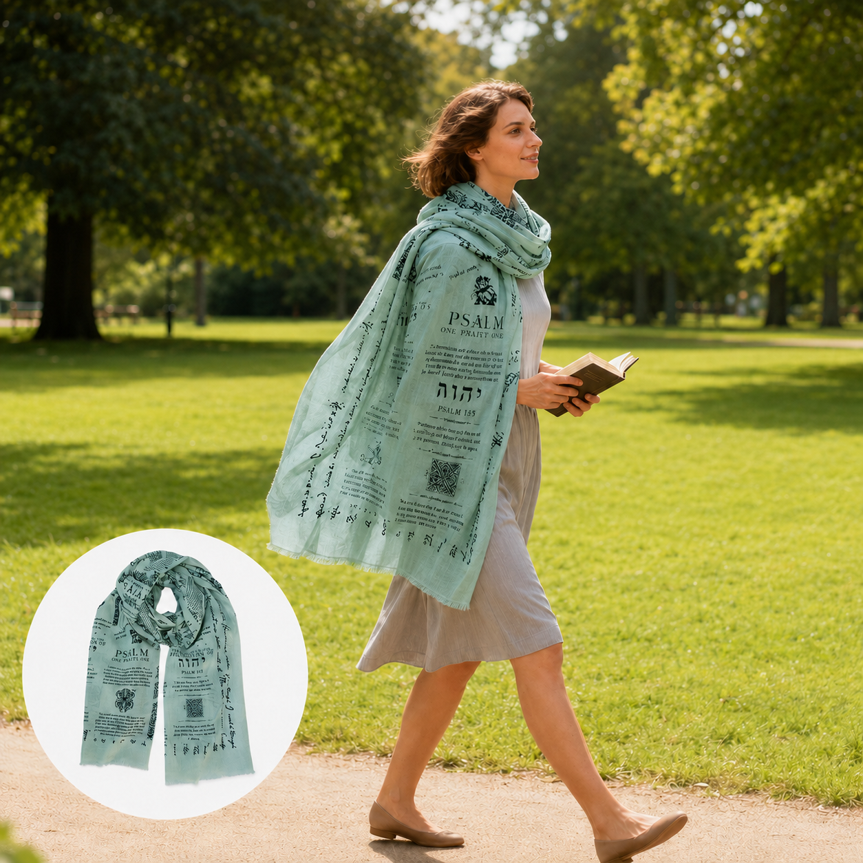 ✨ Carry His Word: Vintage Scripture Scarf
