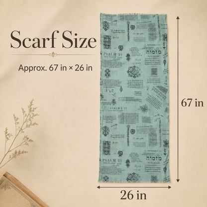 ✨ Carry His Word: Vintage Scripture Scarf
