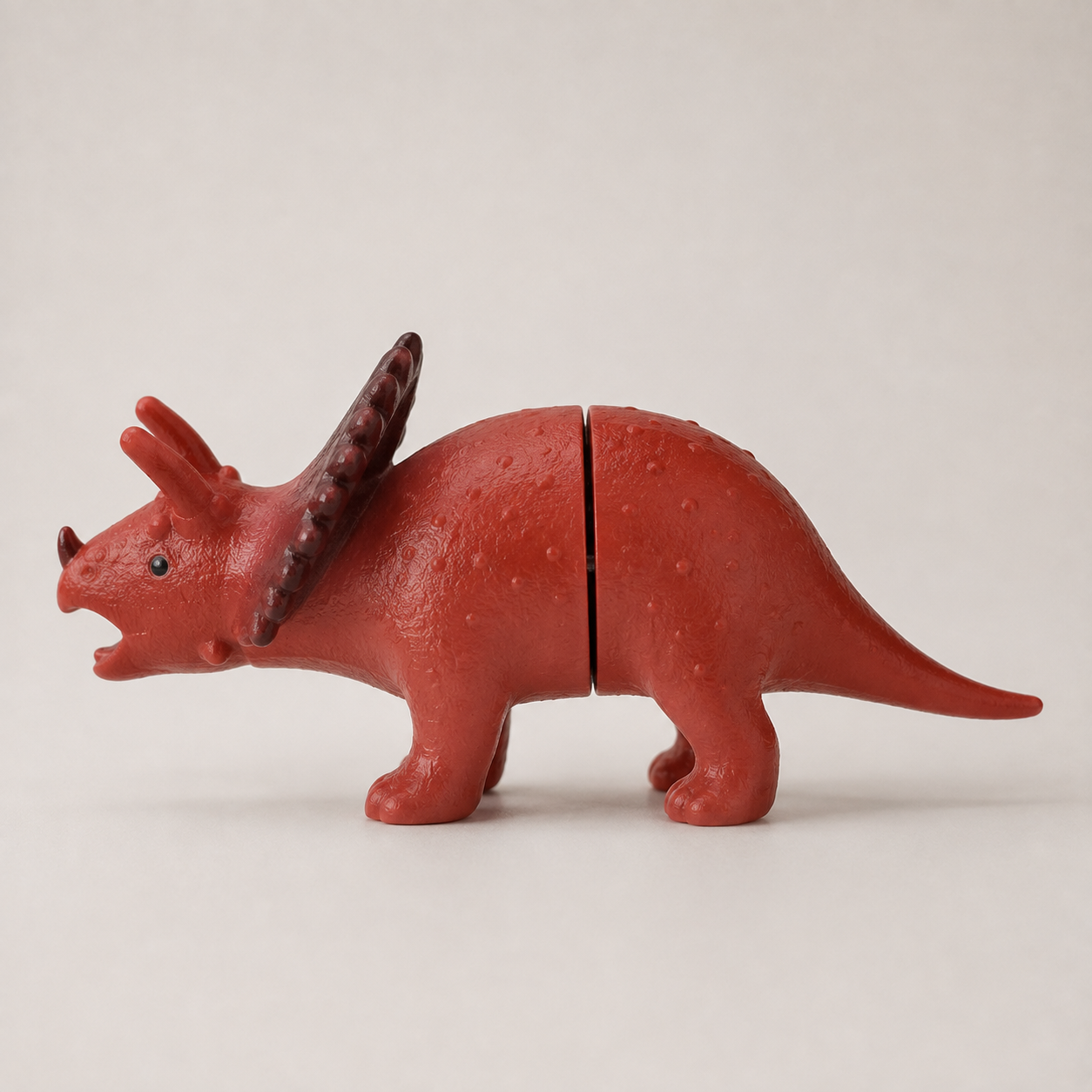 Red Triceratops